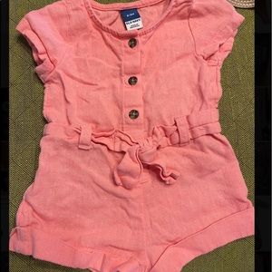 5/$25 BELTED BABY ROMPER